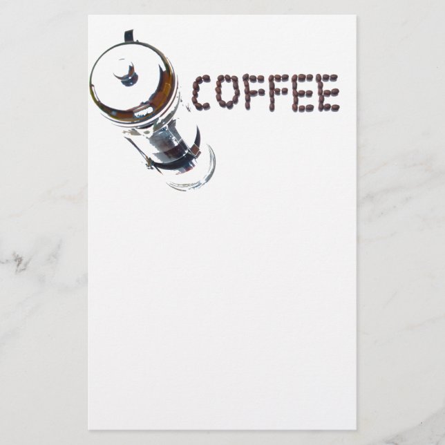 Kaffee MagicEnjoy, 'was am Morgen zuerst kommt', ' Briefpapier (Vorderseite)