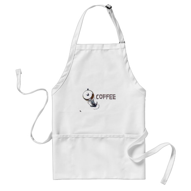 Kaffee MagicEnjoy, 'was am Morgen zuerst kommt', ' Schürze (Vorne)