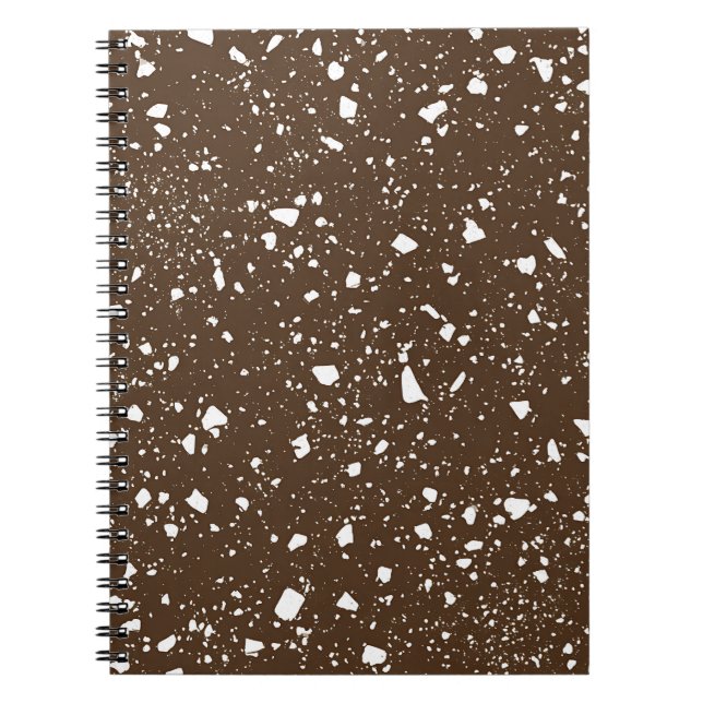 Kaffee-Marmor-Notizbuch Notizblock (Vorderseite)