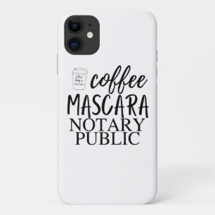 Kaffee Mascara Notar Öffentliches iPhone Handy Geh Case-Mate iPhone Hülle