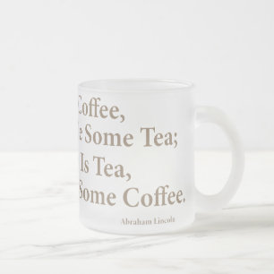 Kaffee? Mattierte 10 oz Mattierte Glass-Tasse Mattglastasse