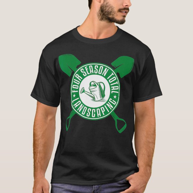 Kaffee Meme Four Season Totale Landscaping Geschen T-Shirt (Vorderseite)