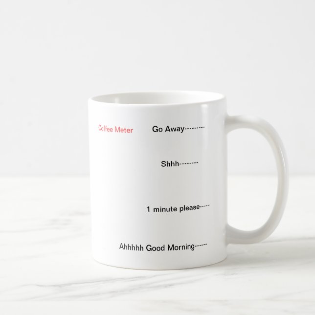 Kaffee-Meter Kaffeetasse (Rechts)