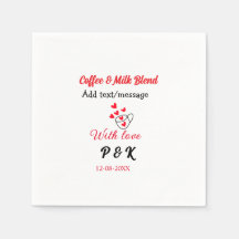 Kaffee & Milch mischen Liebespaar Kaffee rotes Her