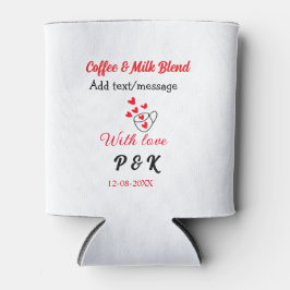 Kaffee & Milch Mischung Liebe Pärchen Kaffeehaus R Dosenkühler