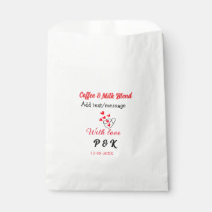 Kaffee & Milch Mischung Liebe Pärchen Kaffeehaus R Geschenktütchen