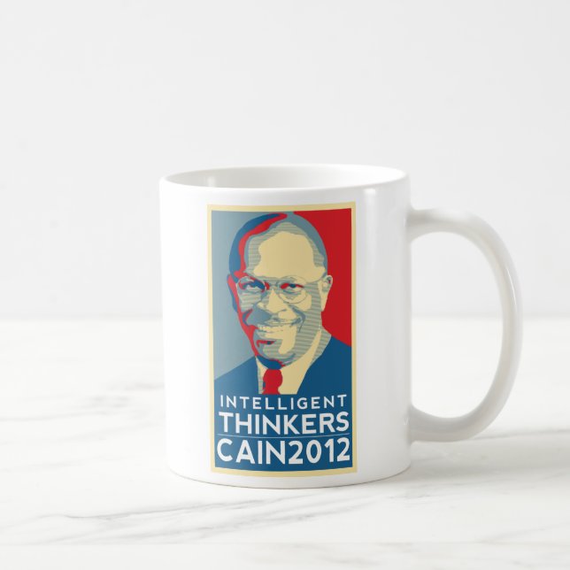 Kaffee mit intelligenten Denkern Kaffeetasse (Rechts)
