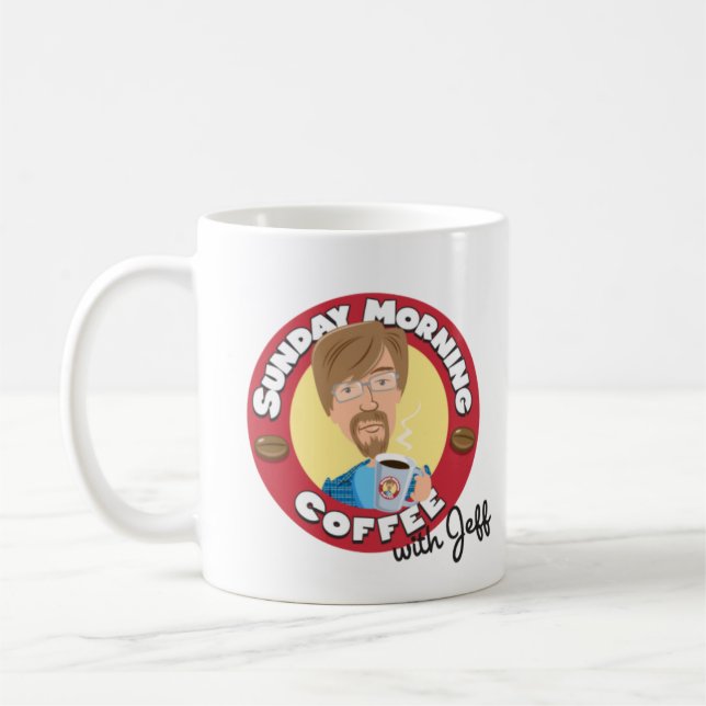 Kaffee mit Jeff-Tasse Kaffeetasse (Links)