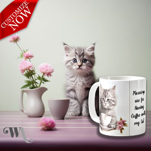 Kaffee mit meiner Katze Kaffeetasse