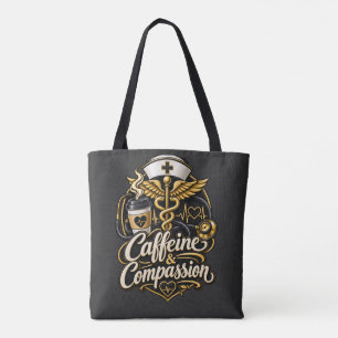 Kaffee & Mitgefühl Lustiges Geschenk für Krankensc Tasche