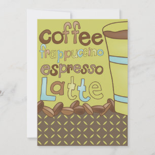 Kaffee Mittagessen Bridal Dusche Einladungen