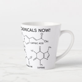 Kaffee Molecules Cup O' Chemicals Custom Latte Milchtasse