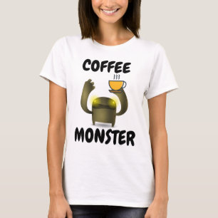 KAFFEE MONSTER Funny T - Shirt