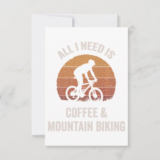 Kaffee & Mountainbike Vintages Downhill Bike (Vorderseite)