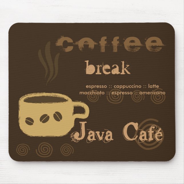 Kaffee Mousepad (Vorne)