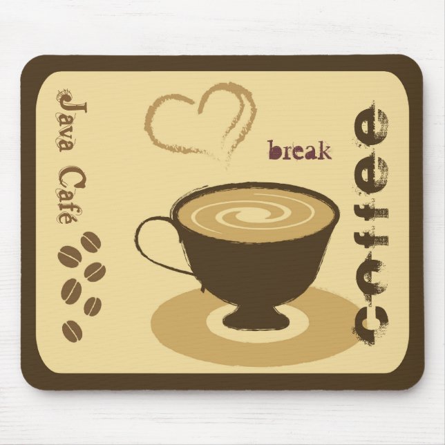 Kaffee Mousepad (Vorne)