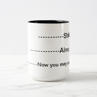 Kaffee Mug.Do nicht mit mir sprechen Zweifarbige Tasse