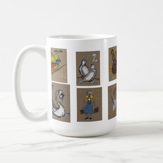 Kaffee Mugs 12 Tage Weihnachten Kaffeetasse (Links)