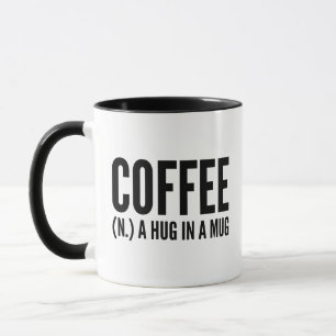 Kaffee (N) in einer Tasse umarmen