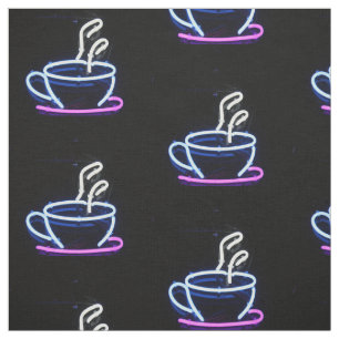 Kaffee Neon Sign Kaffee Cup Stoff