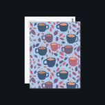 Kaffee Niedlicher Pastell farbenfroh Postkarte<br><div class="desc">Fügen Sie Ihren eigenen Text hinzu oder ändern Sie die Farben. Werfen Sie einen Blick in mein Geschäft für mehr oder lass mir wissen,  ob Sie etwas Angewohntes wollen.</div>