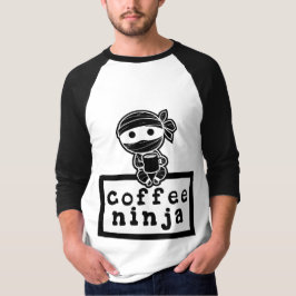 Kaffee Ninja 3/4 Sleeve T - Shirt