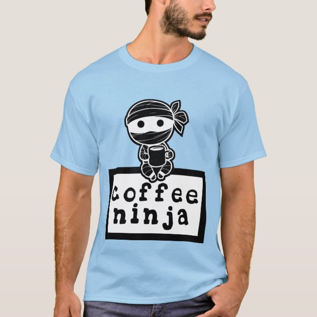 Kaffee Ninja T-Shirt (Vorderseite)