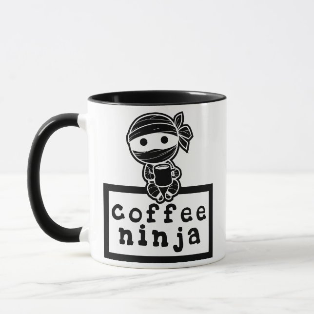 Kaffee Ninja Tasse (Links)