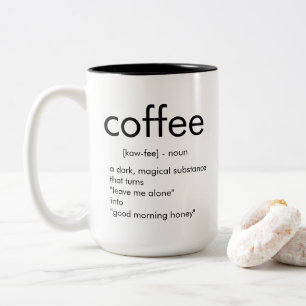 Kaffee - Nomen - Zweifarbige Tasse