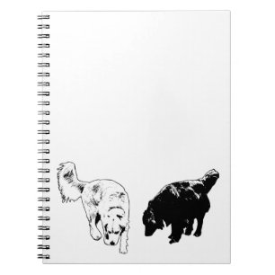 Kaffee-Nook-Pläne — Retriever Duo Notizblock