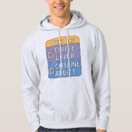 Kaffee oder Koffein Hoodie
