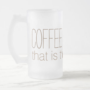 KAFFEE- ODER LIQUOR-Tasse Mattglas Bierglas