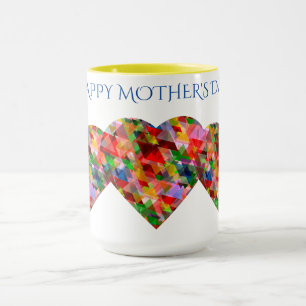 KAFFEE ODER TEE-TASSE "GLÜCKLICHER MUTTER-TAG". TASSE