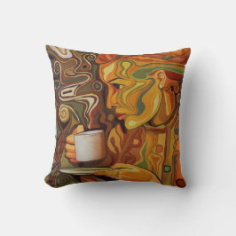 Kaffee oder Teekissen Kissen