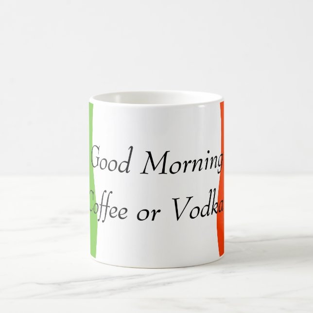 Kaffee oder Wodka Kaffeetasse (Mittel)