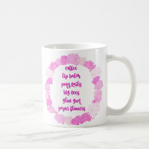 Kaffee, PapierBlumen Kaffeetasse