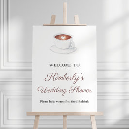 Kaffee Perfekter Blend Polterabend Begrüßungszeich Poster