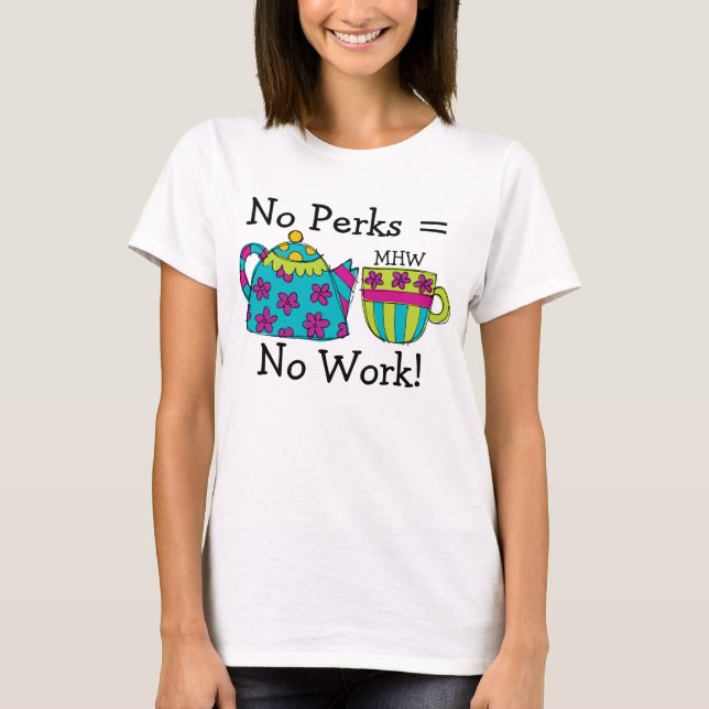 Kaffee Perks : ) SRF T-Shirt (Vorderseite)