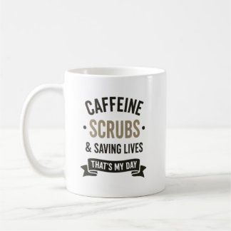 Kaffee-Pflegekräfte-Rettung Leben Krankenschwester Kaffeetasse