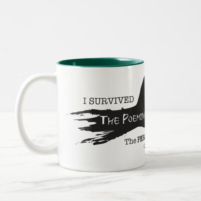 KAFFEE = POEMEN ZWEIFARBIGE TASSE (Links)