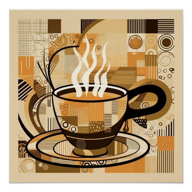 Kaffee Poster (Vorderseite)
