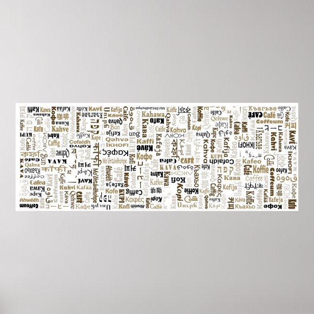 Kaffee Poster (Vorne)