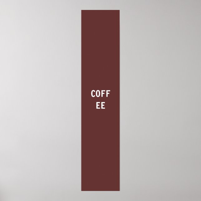 Kaffee Poster (Vorne)