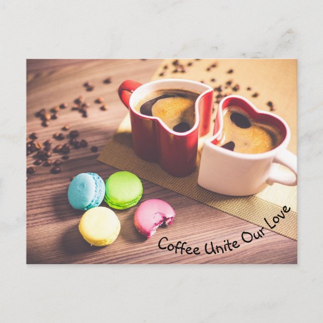 Kaffee Postkarte (Vorderseite)