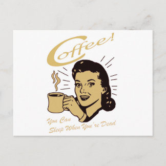 Kaffee Postkarte