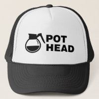 Kaffee Pot Head - einfach zeichnend