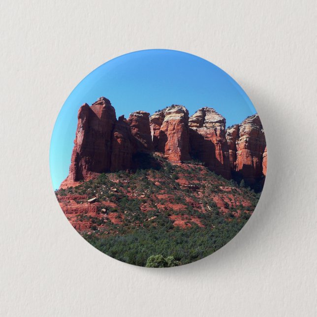 Kaffee Pot Rock II in Sedona Arizona Button (Vorderseite)