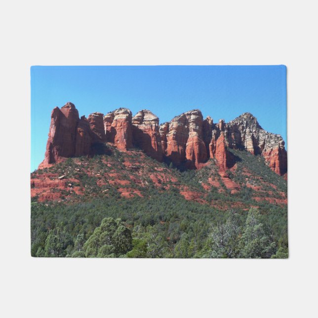 Kaffee Pot Rock II in Sedona Arizona Fußmatte (Vorderseite)