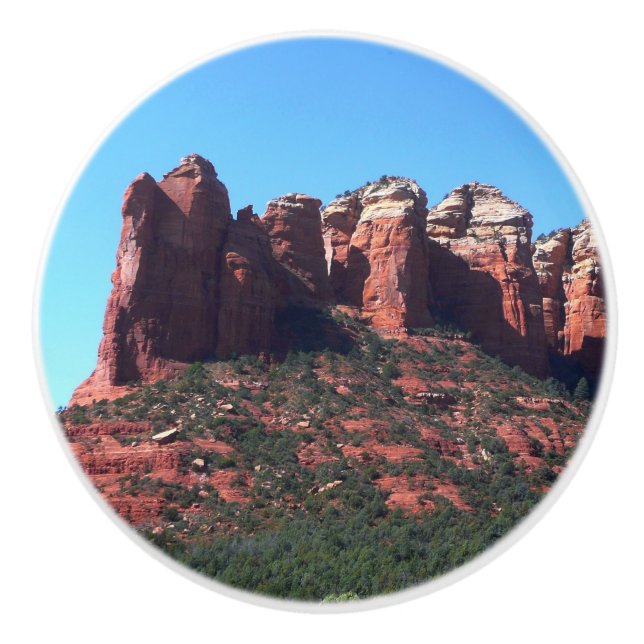 Kaffee Pot Rock II in Sedona Arizona Keramikknauf (Vorderseite)