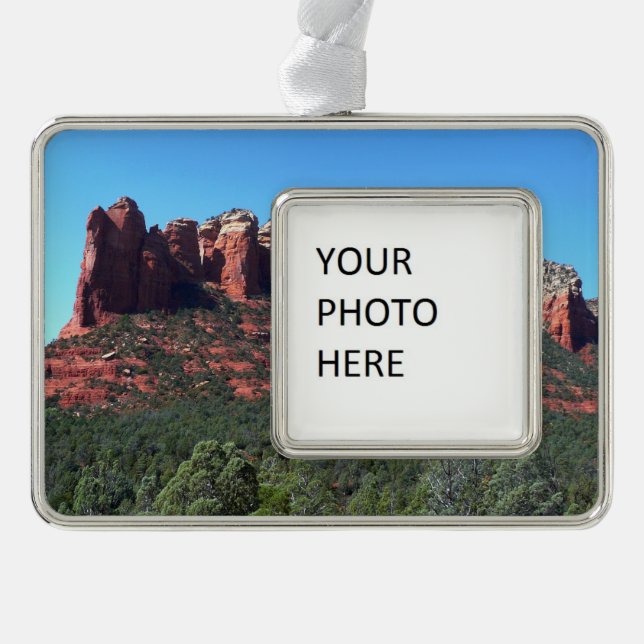 Kaffee Pot Rock II in Sedona Arizona Rahmen-Ornament Silber (Vorderseite)